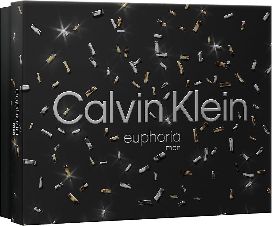 Calvin Klein Euphoria Men Gift Set 100ml EDT + 15ml EDT + 100ml After Shave Balm - Image 2