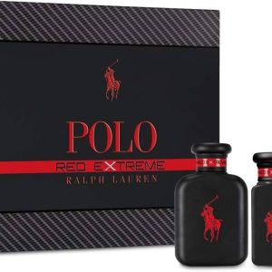 Ralph Lauren Polo Red Extreme Parfum Extrait Gift Set - Spray 75ml + Travel Spray 30ml