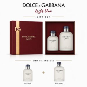 Dolce & Gabbana Light Blue Pour Homme EDT 200 ml + EDT 75 ml gift set