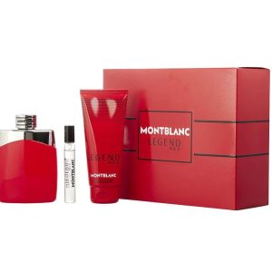 Montblanc Legend Red 3-Piece Gift Set for Men
