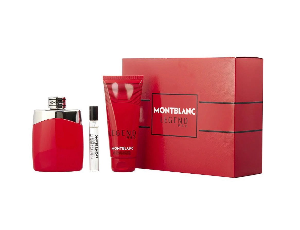 Montblanc Legend Red 3-Piece Gift Set for Men