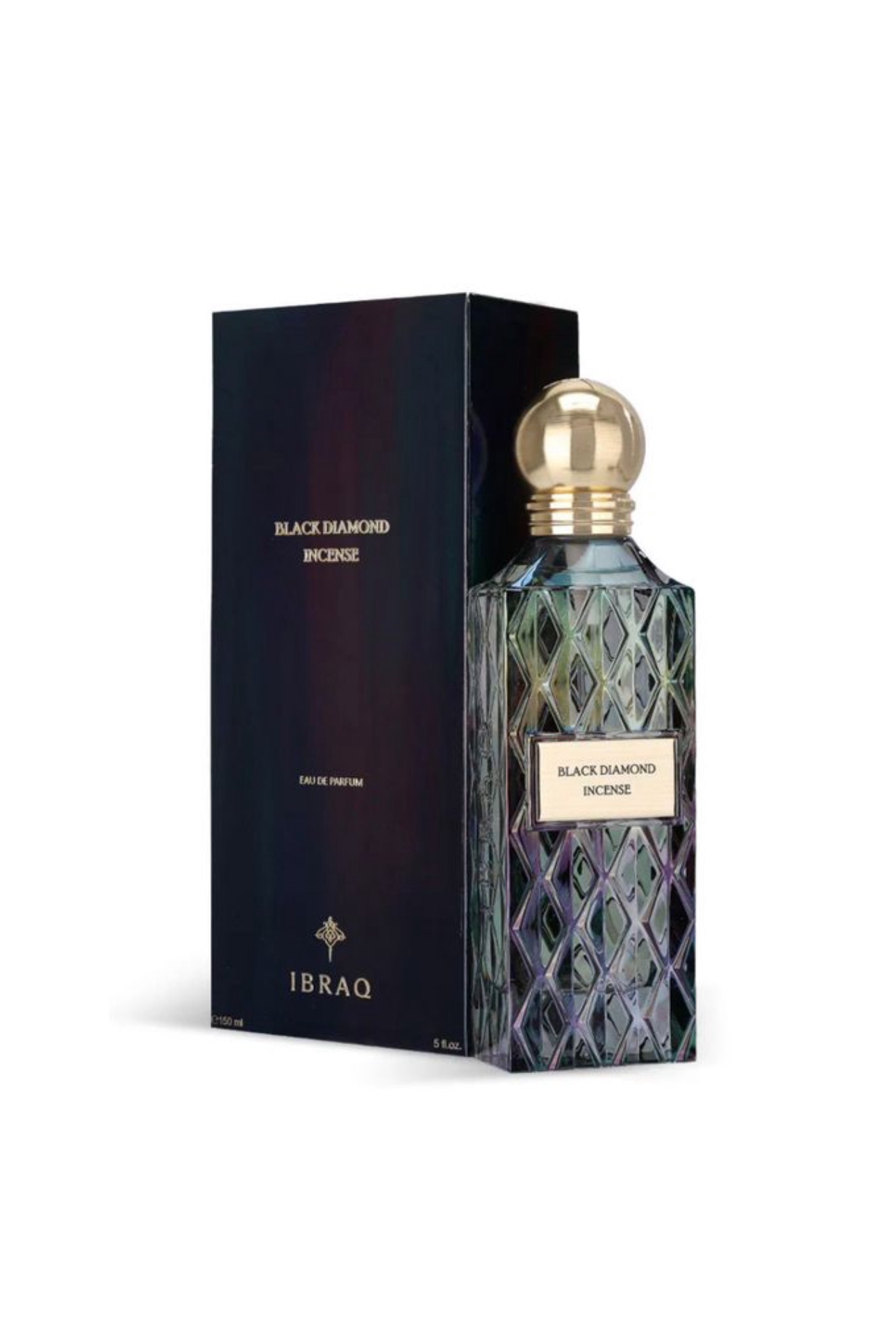 img_7811 Ibraheem Al Qurashi Black Diamond Incense Eau De Parfum 150ML - Image 1