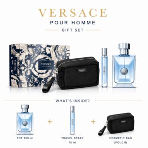 Versace Pour Homme Eau de Toilette Gift Set – 100ML + 10ML