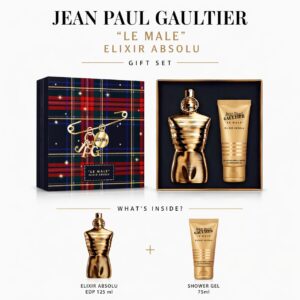 Jean Paul Gaultier Le Male Elixir Absolu Gift Set 125ml + Shower Gel 75ml