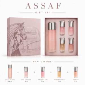Assaf Pink Gift Set – 100ML