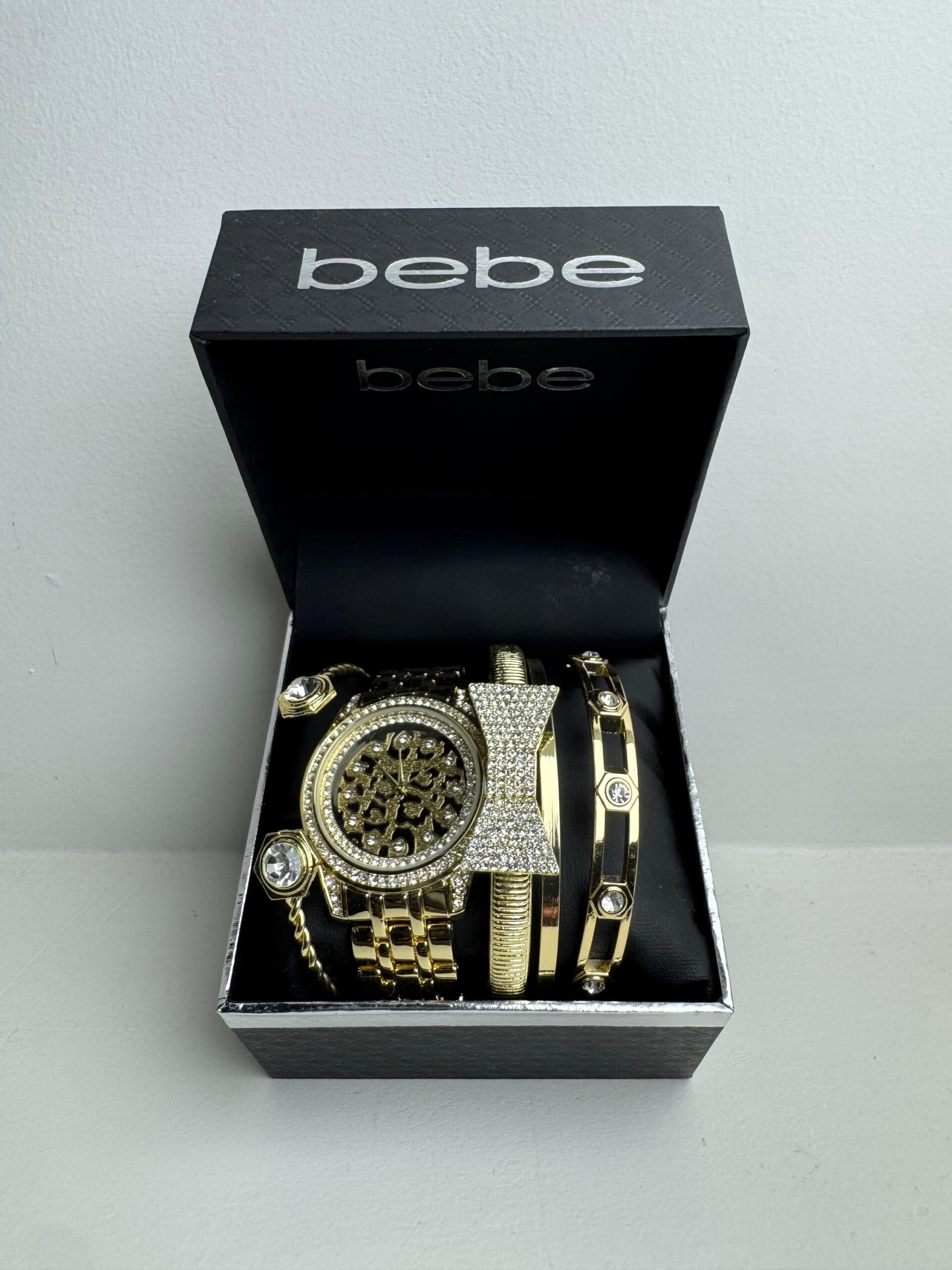 560ef2c6-def4-4a20-b74d-5cc77c5dfd27 Bebe Women Watch Set - Image 1